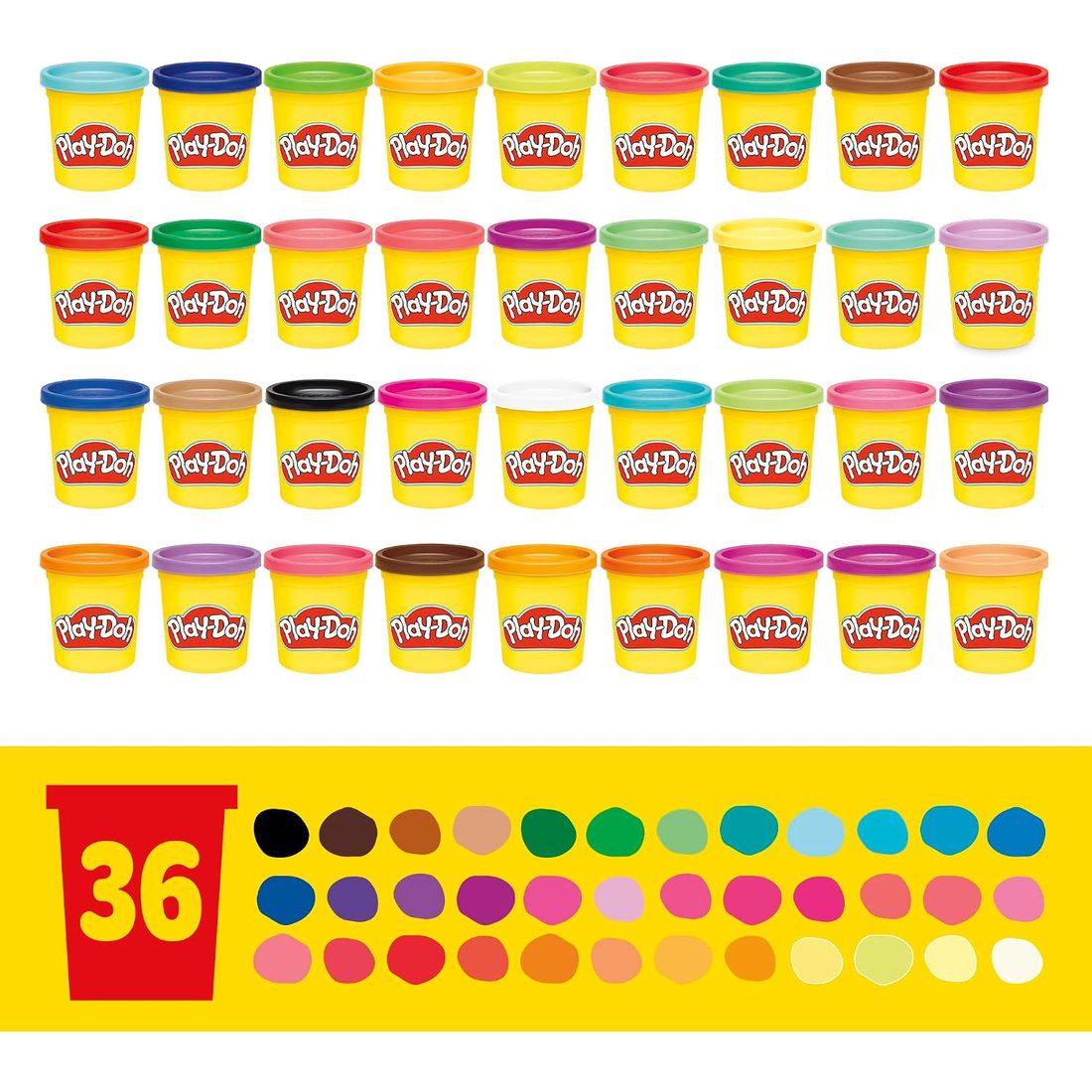 Play-Doh Modeling Compound 36-Pack Case of Colors, view 2