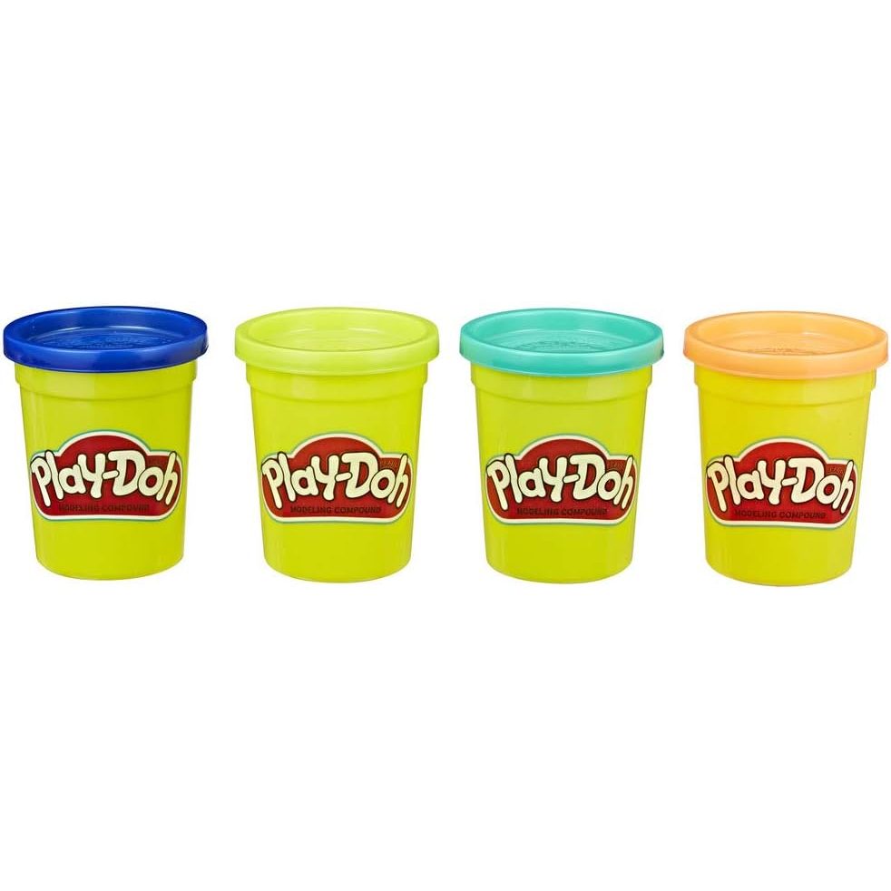 Play-Doh 4-Pack of Wild Colors, view 2