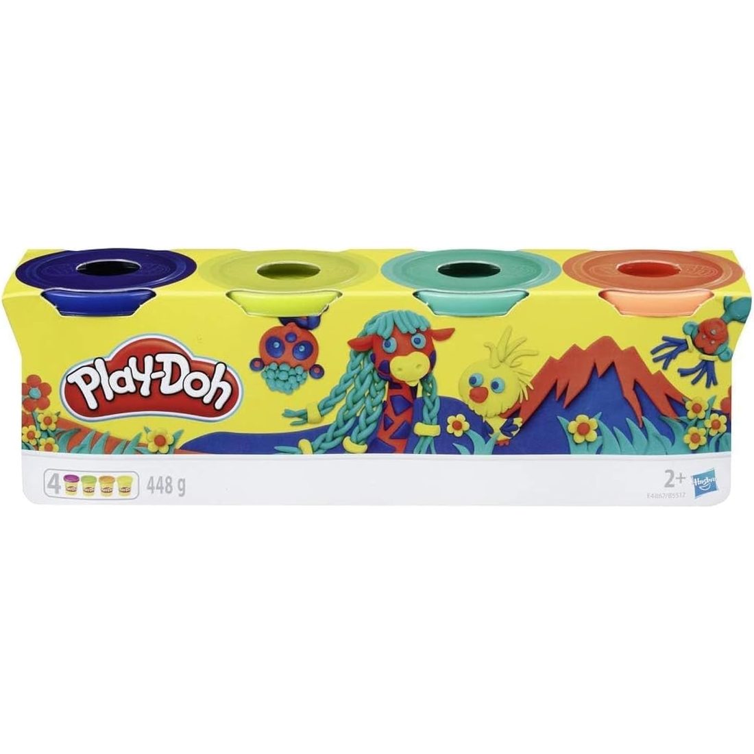 Play-Doh 4-Pack of Wild Colors