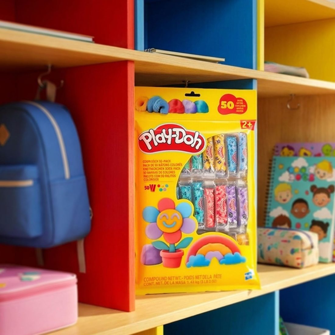 Play-Doh Refill Color Sticks 50-Pack, Individually Wrapped, view 3