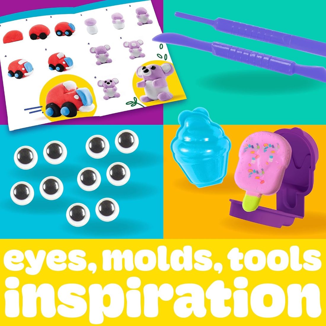 Play-Doh Air Dry Clay Variety Pack, view 6