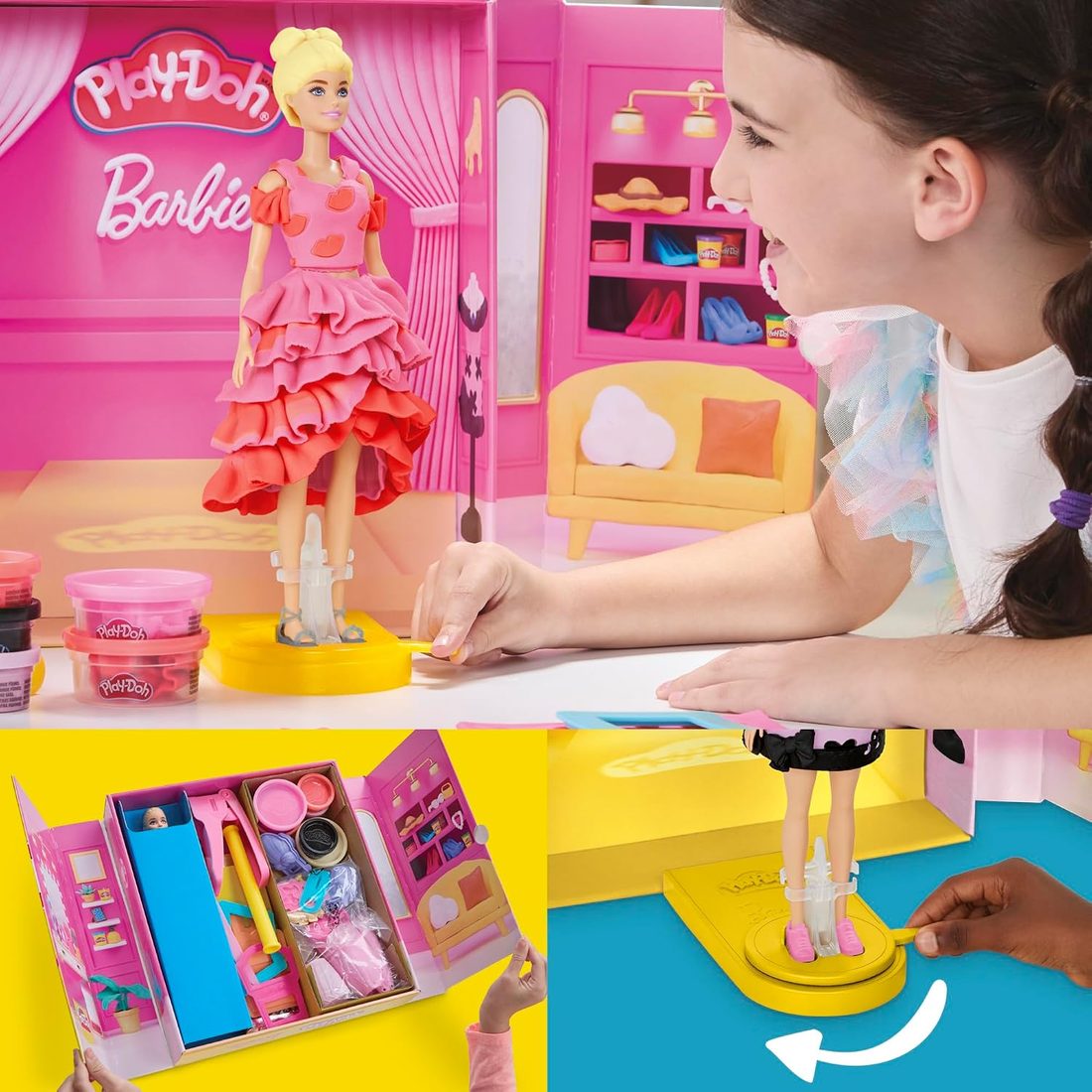 Play-Doh Barbie Designer Fashion Show Set, view 3