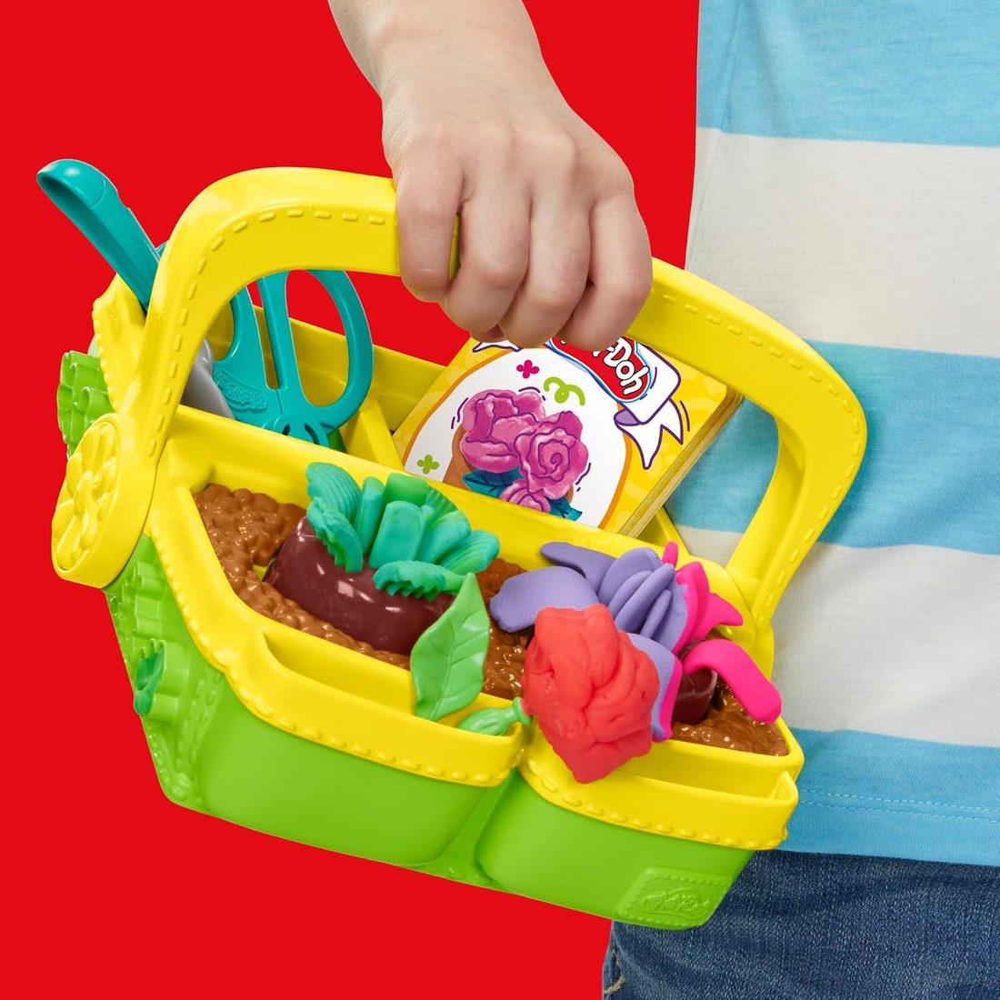 Play-Doh Blooming Flower Garden Playset, view 2