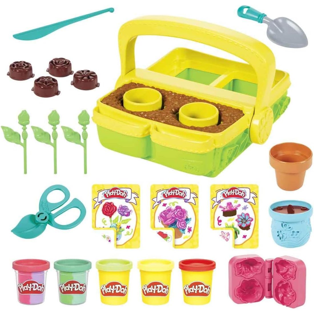 Play-Doh Blooming Flower Garden Playset, view 4