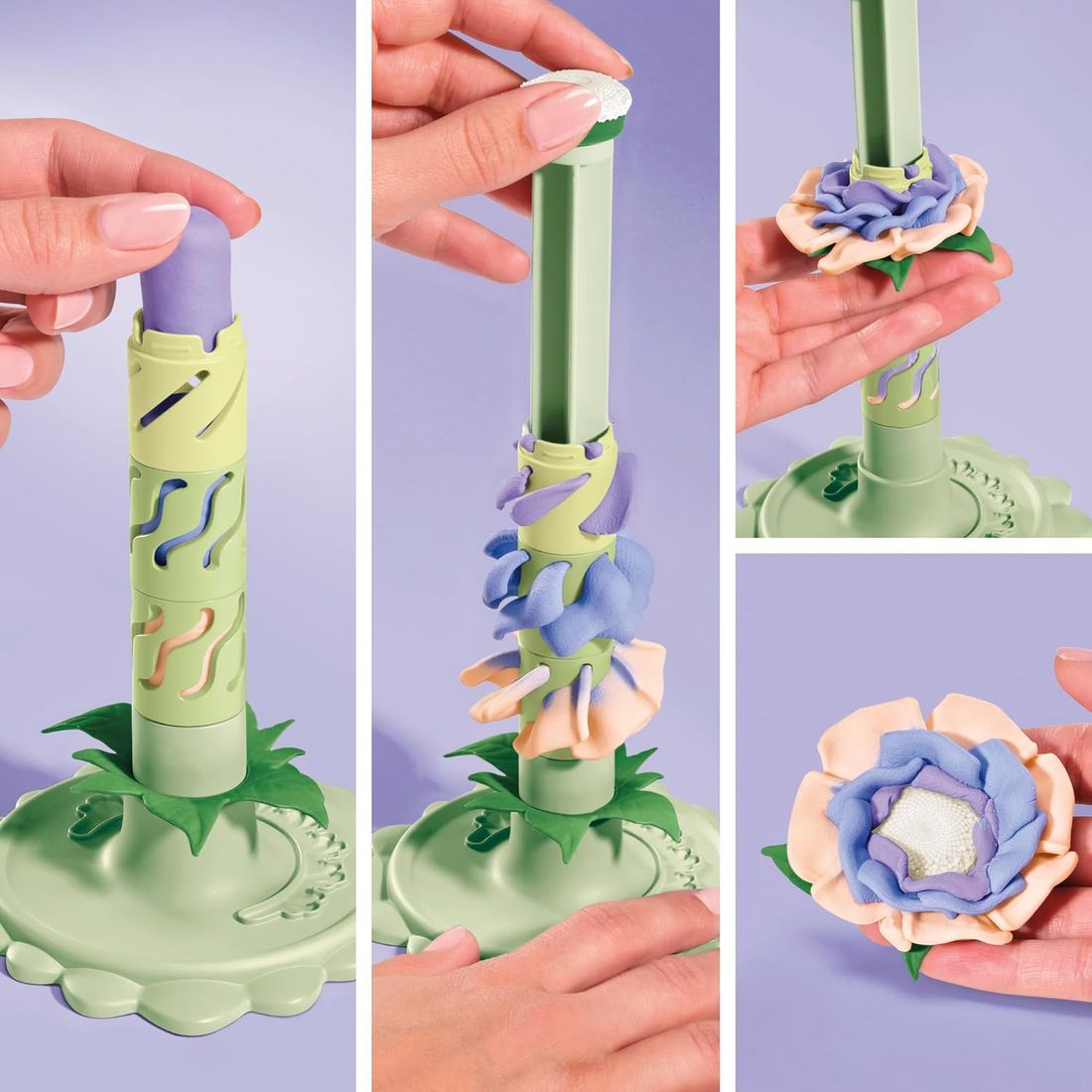 Play-Doh Blooms Meadow Flower Bouquet Making Kit, view 3