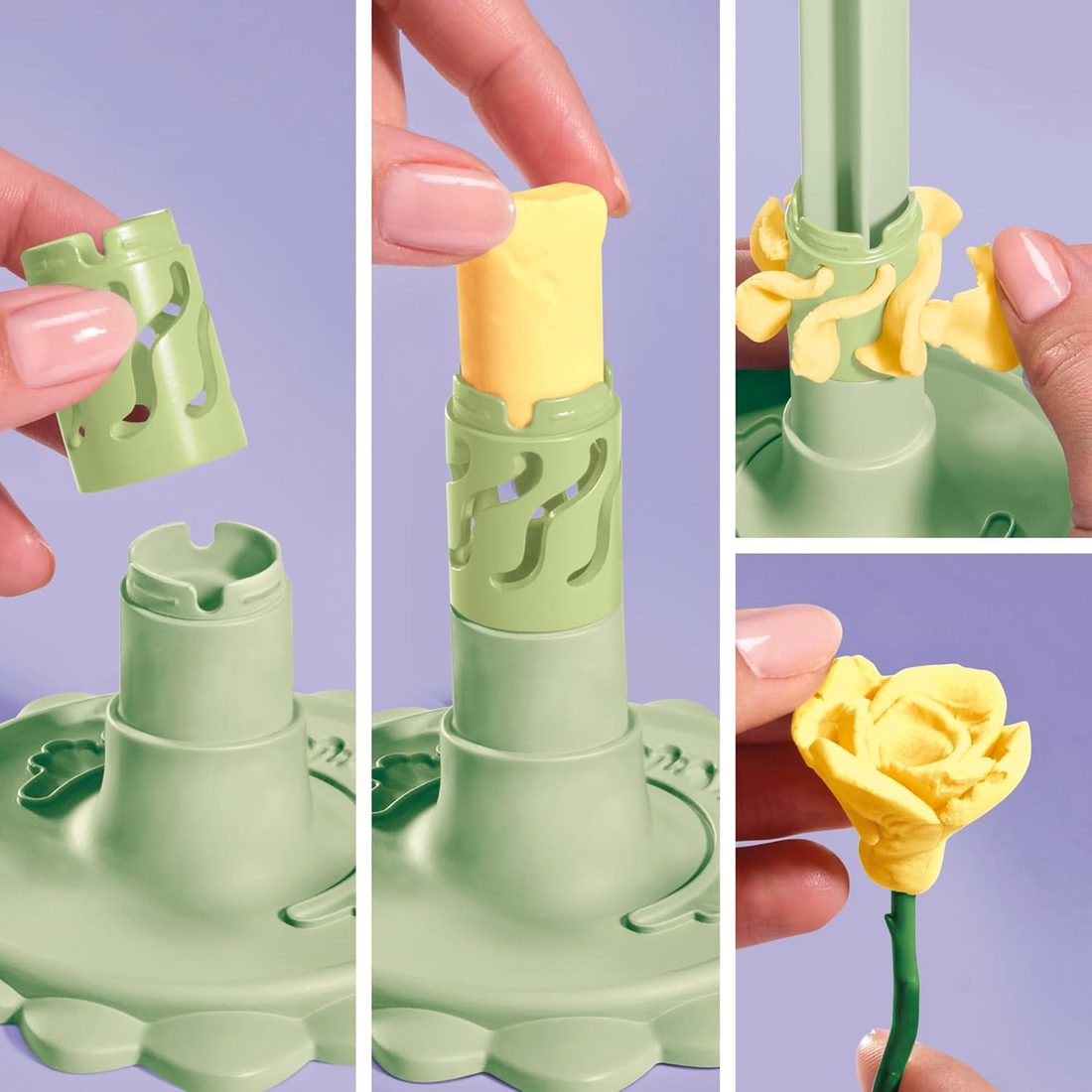 Play-Doh Blooms Meadow Flower Bouquet Making Kit, view 5