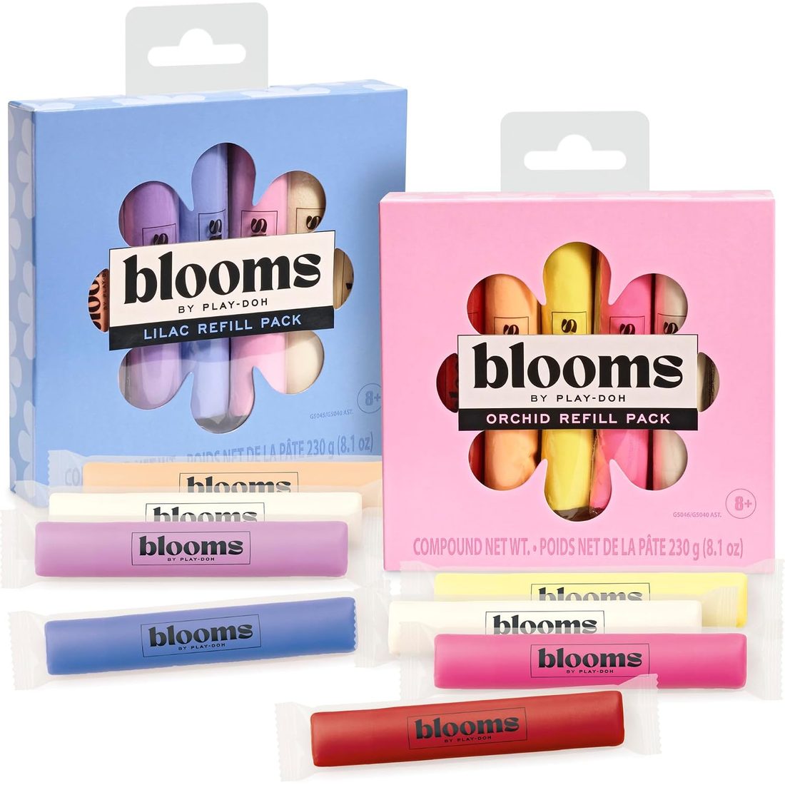 Play-Doh Blooms Color Refill, Lilac & Orchid 12-Pack, view 2