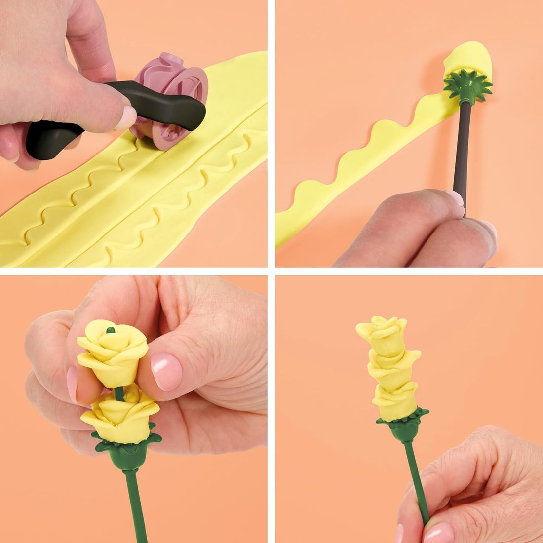 Play-Doh Blooms Rosy Petite Flower Bouquet Kit, view 4