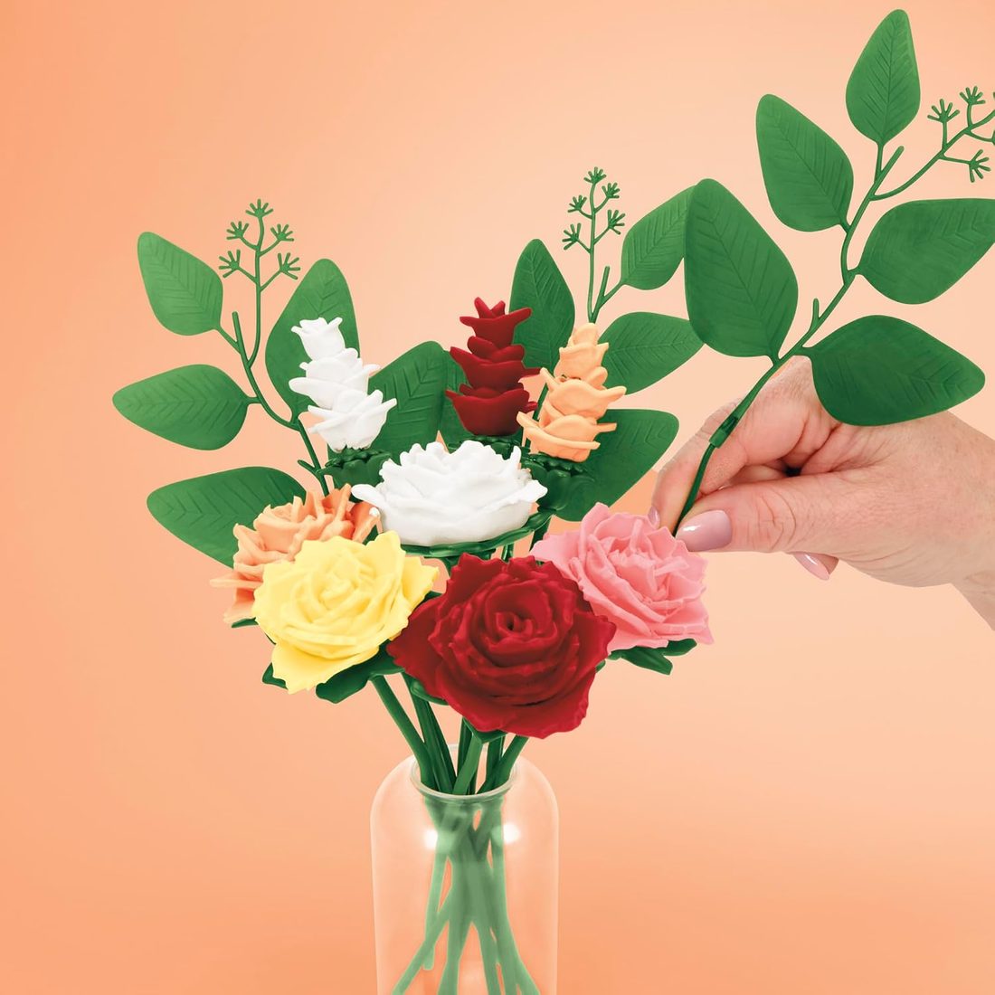 Play-Doh Blooms Rosy Petite Flower Bouquet Kit, view 5