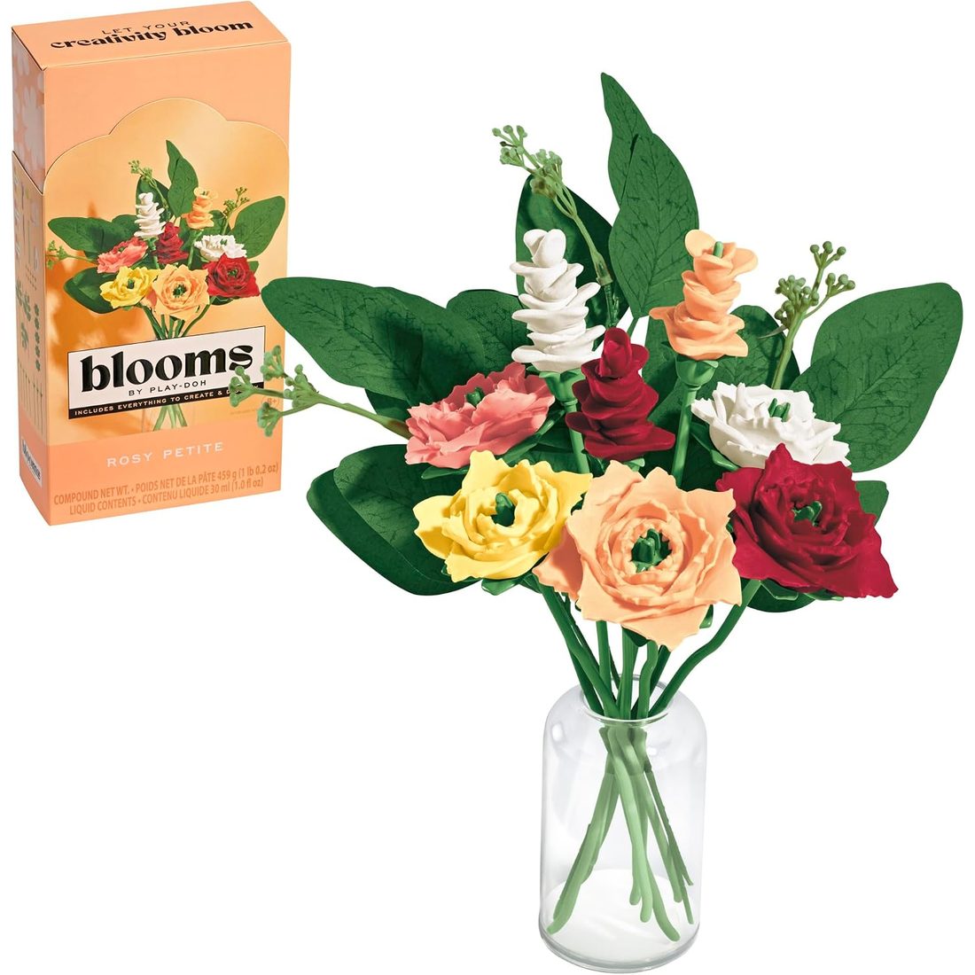 Play-Doh Blooms Rosy Petite Flower Bouquet Kit