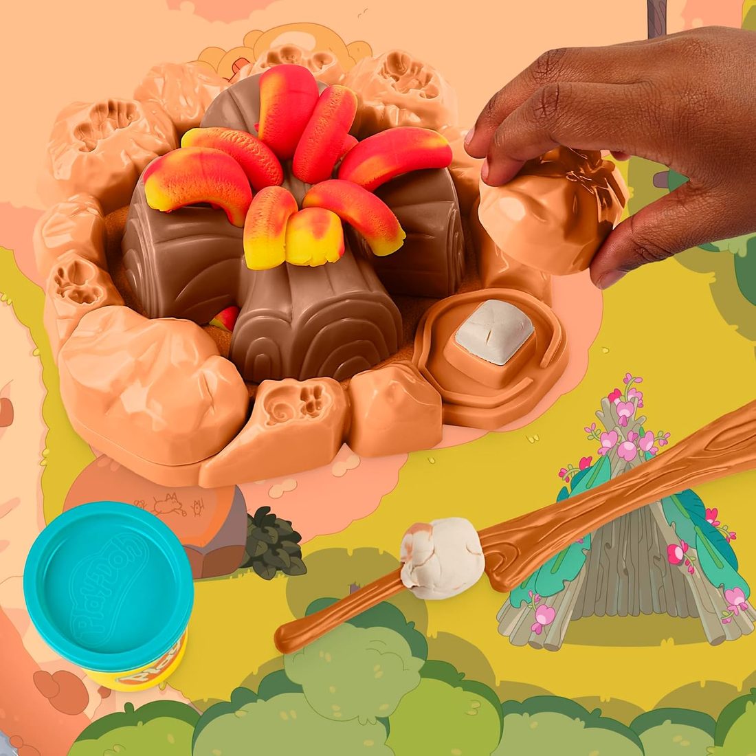 Play-Doh Bluey Goes Camping Playset, view 5