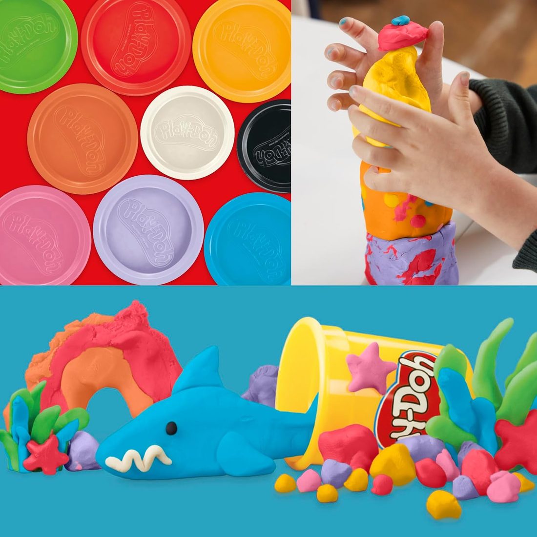 Play-Doh Bulk Pack of 48 Cans, 6 Sets of 8 Colors, view 5