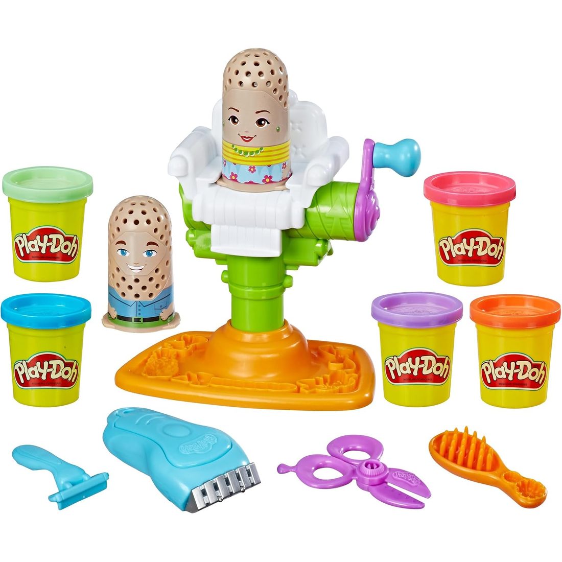 Play-Doh Buzz 'n Cut Fuzzy Pumper Barber Shop Set
