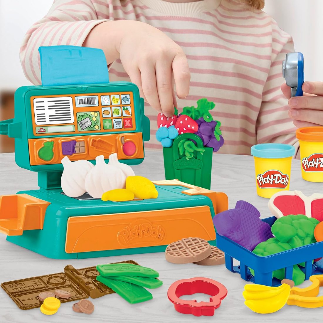 Play-Doh Cash Register Supermarket Playset, view 2