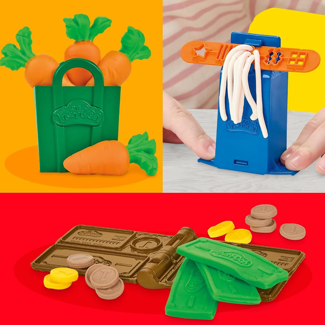 Play-Doh Cash Register Supermarket Playset, view 3