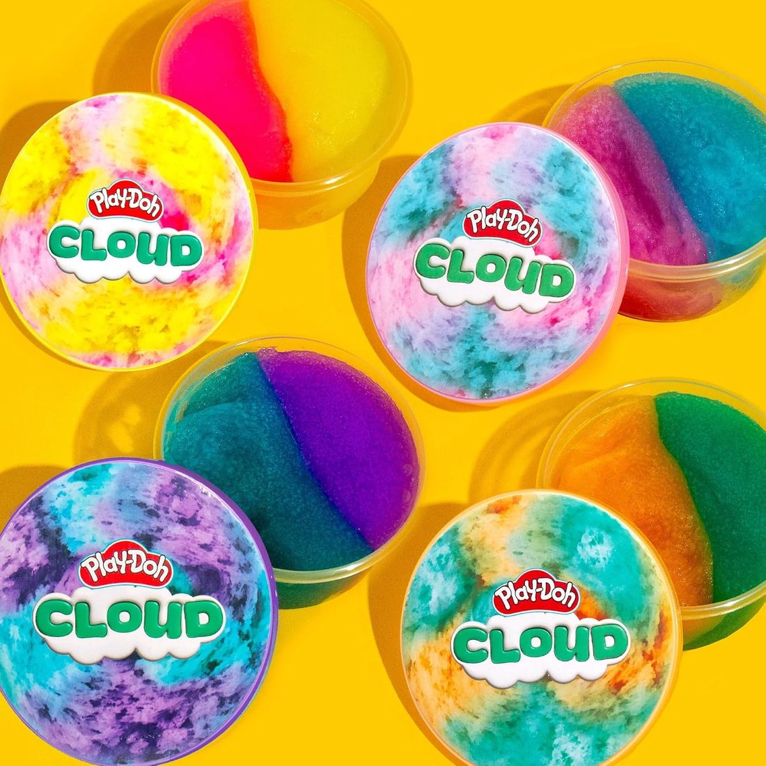 Play-Doh Cloud Scented Slime 4-Pack Variety, view 4
