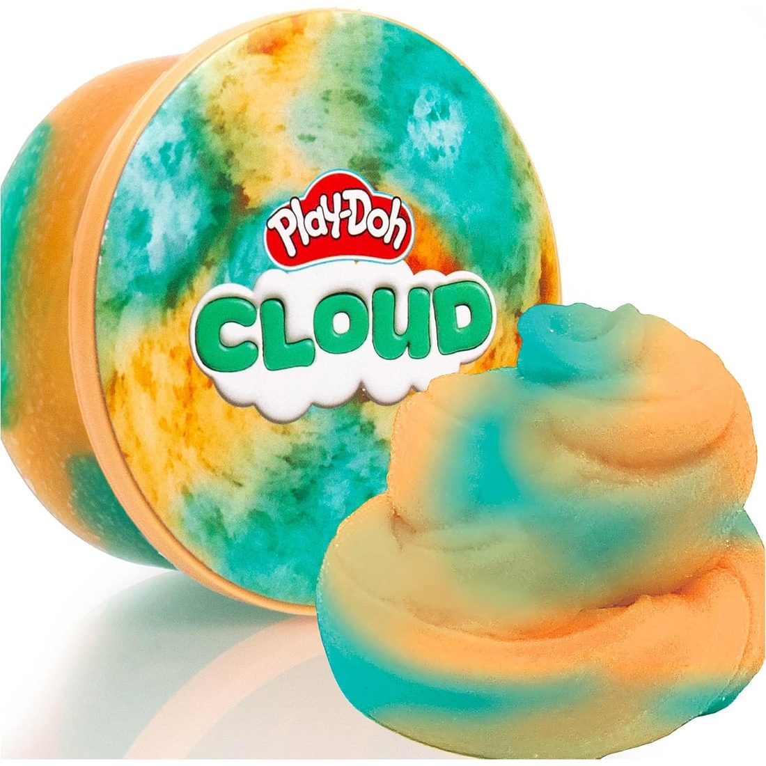 Play-Doh Scented Cloud Slime, Teal and Orange Coconut