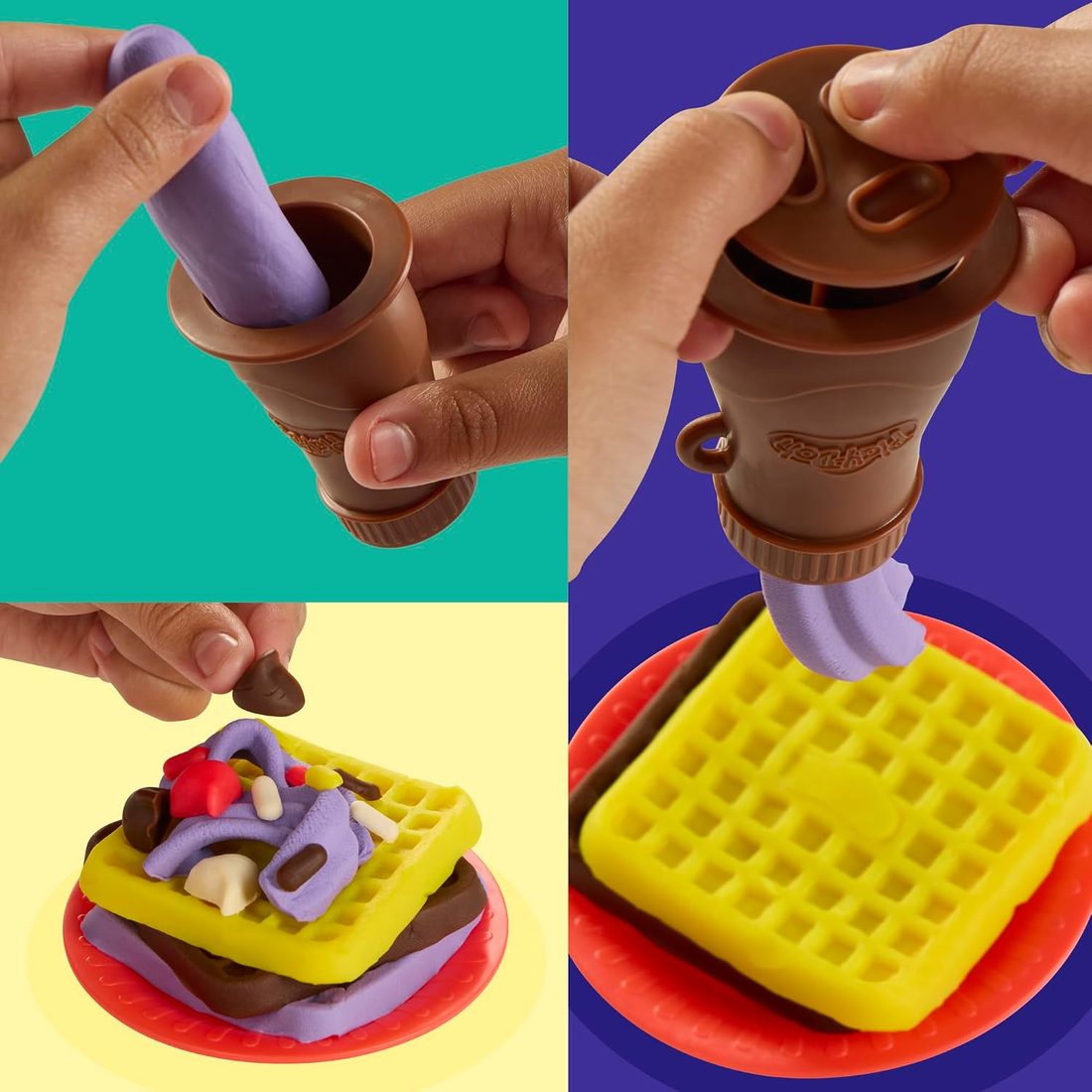 Play-Doh Crazy Waffle Cafe Playset, view 6