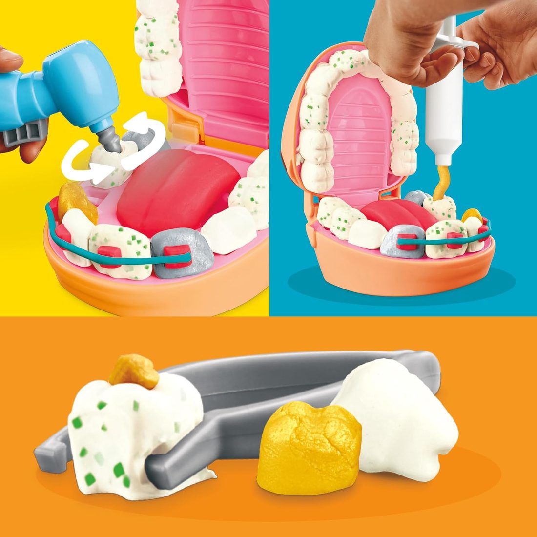 Play-Doh Drill 'n Fill Dentist Playset, view 3