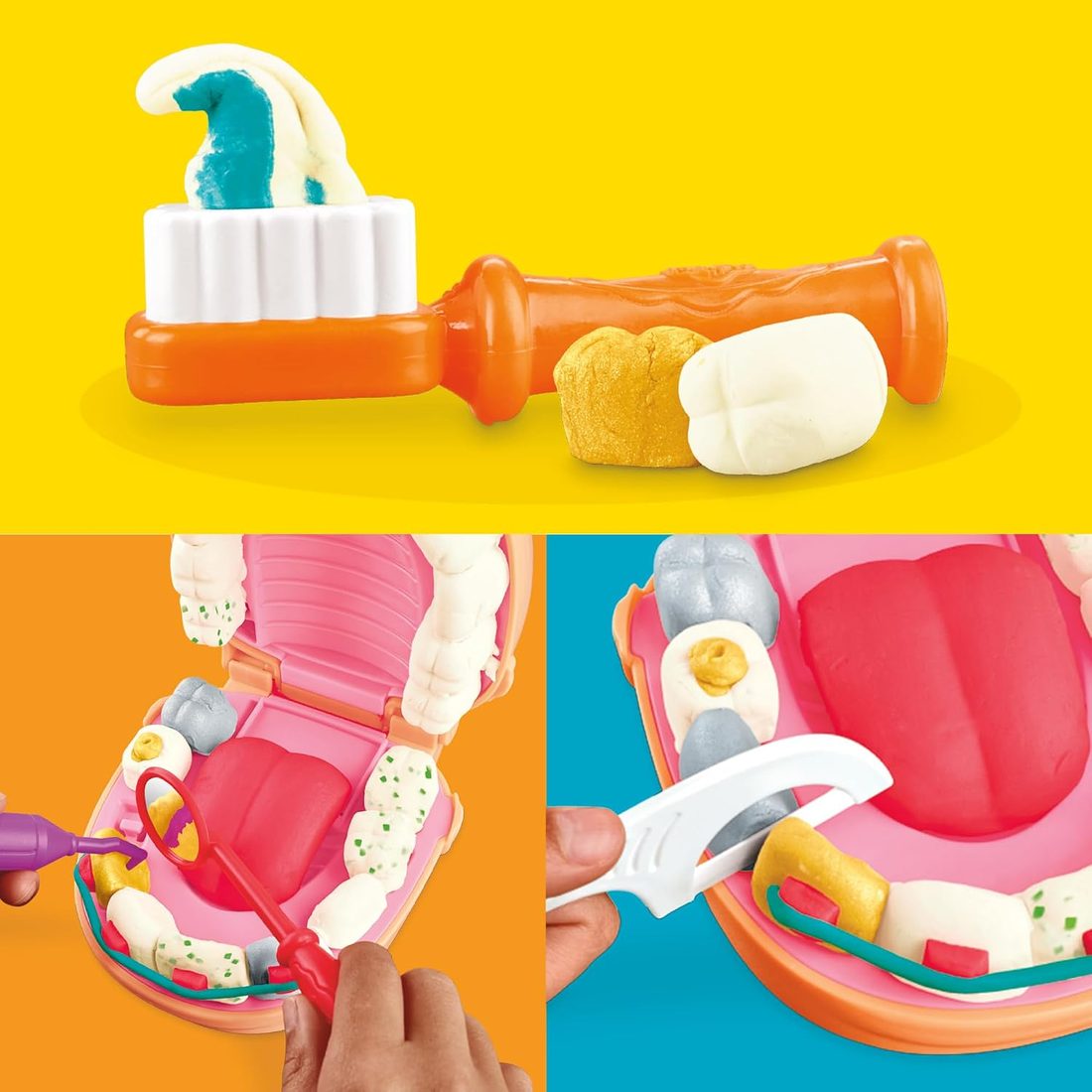 Play-Doh Drill 'n Fill Dentist Playset, view 5