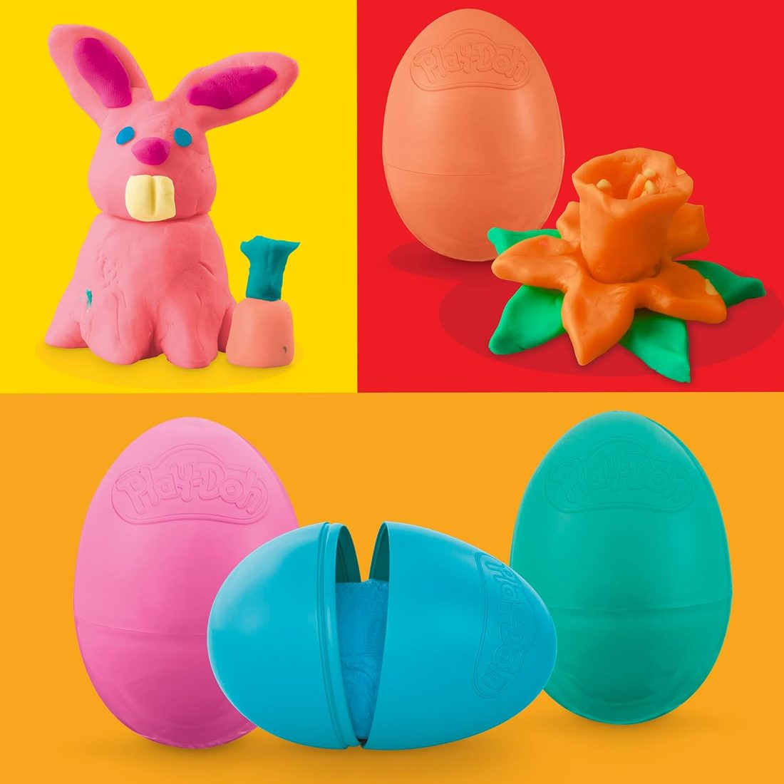 Play-Doh Eggs 24-Pack of Modeling Compound, view 3
