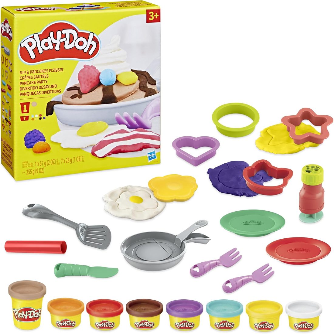 Play-Doh Kitchen Creations Flip 'n Pancakes Set, view 2