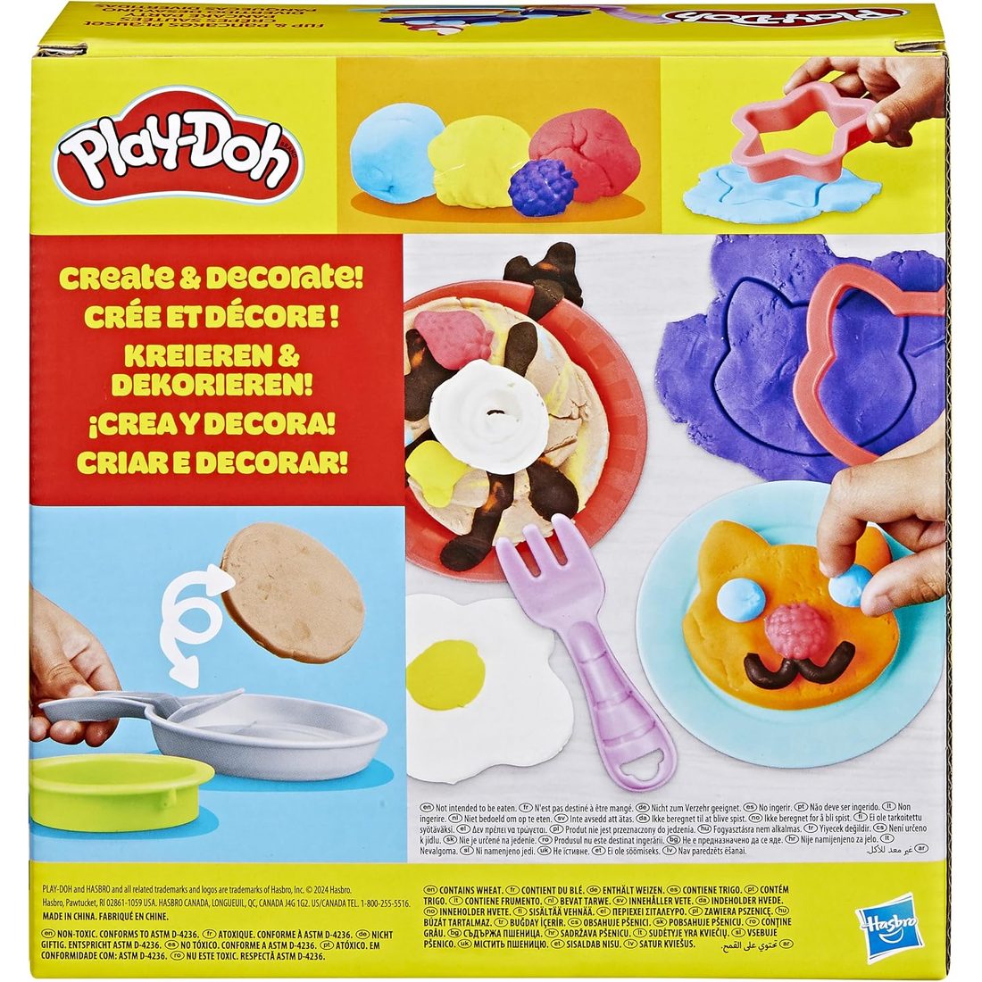 Play-Doh Kitchen Creations Flip 'n Pancakes Set, view 6