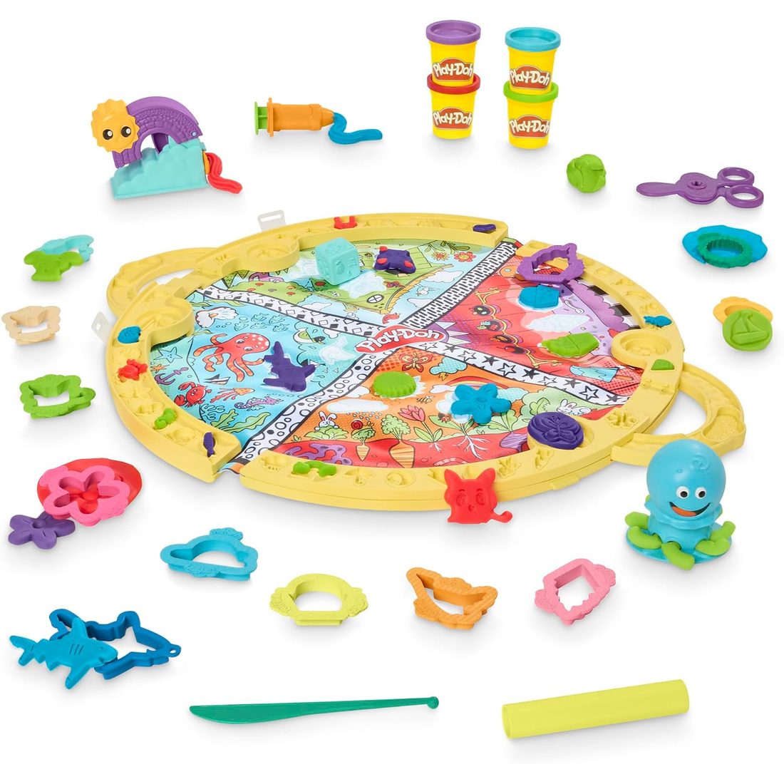 Play-Doh Fold & Go Playmat Starter Set