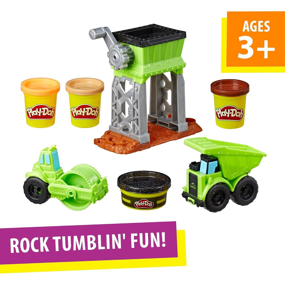 Play-Doh Gravel Yard Construction Playset, view 6