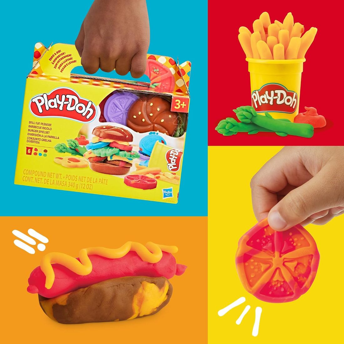 Play-Doh Grill Fun Burger Playset, view 3