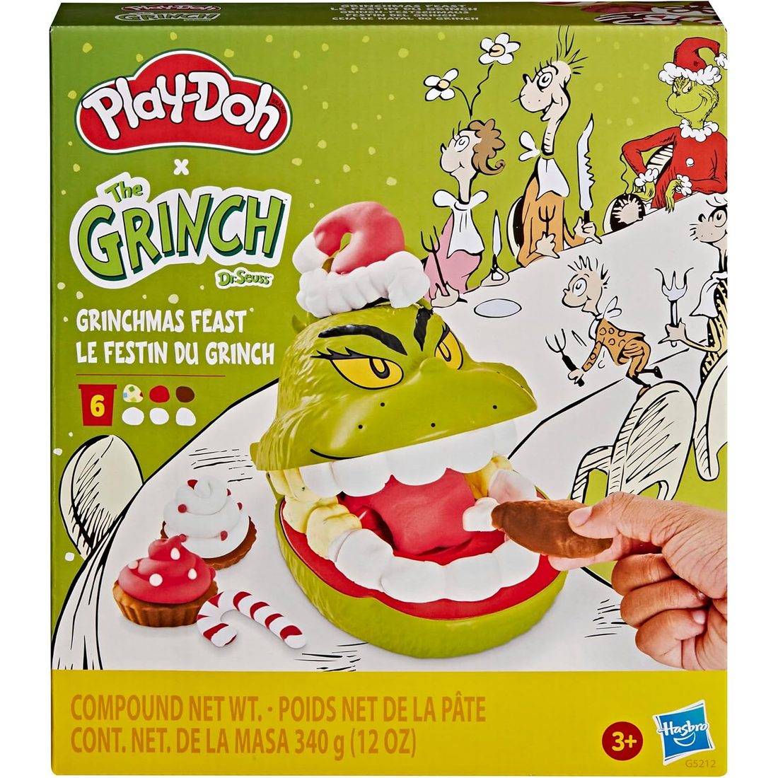 Play-Doh Dr. Seuss Grinchmas Feast Playset, view 2
