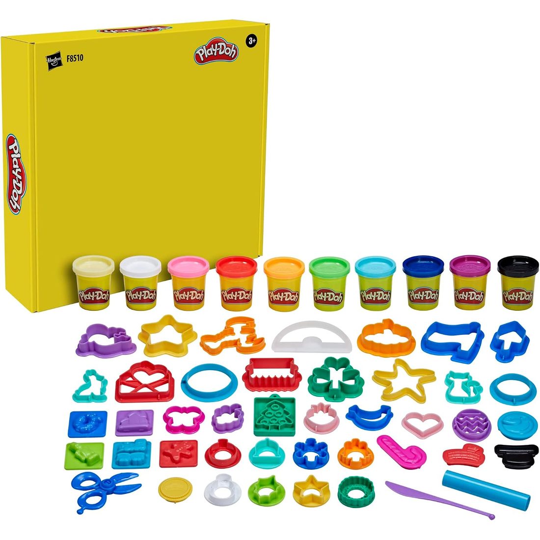 Play-Doh Holiday Set of Tools with 10 Cans, view 2