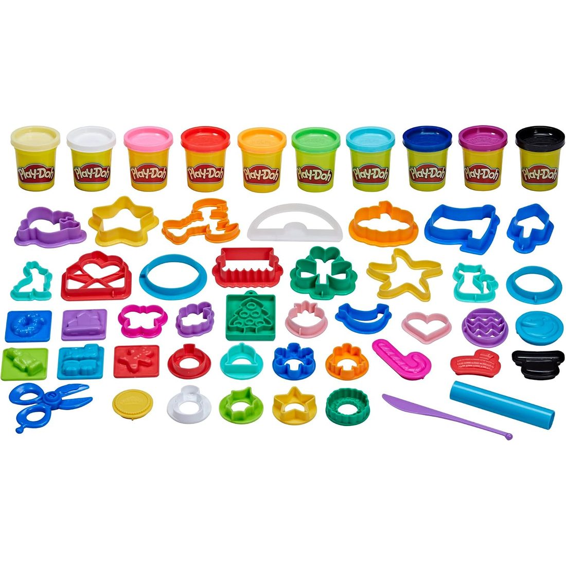 Play-Doh Holiday Set of Tools with 10 Cans
