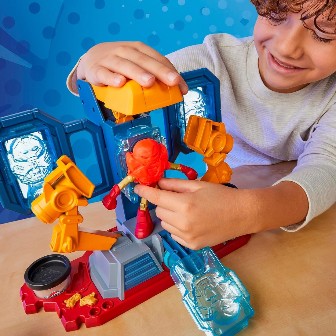 Play-Doh Marvel Iron Man Armor Maker Lab Playset, view 5