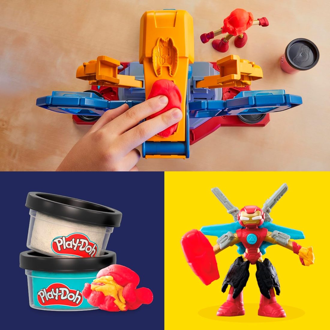 Play-Doh Marvel Iron Man Armor Maker Lab Playset, view 6