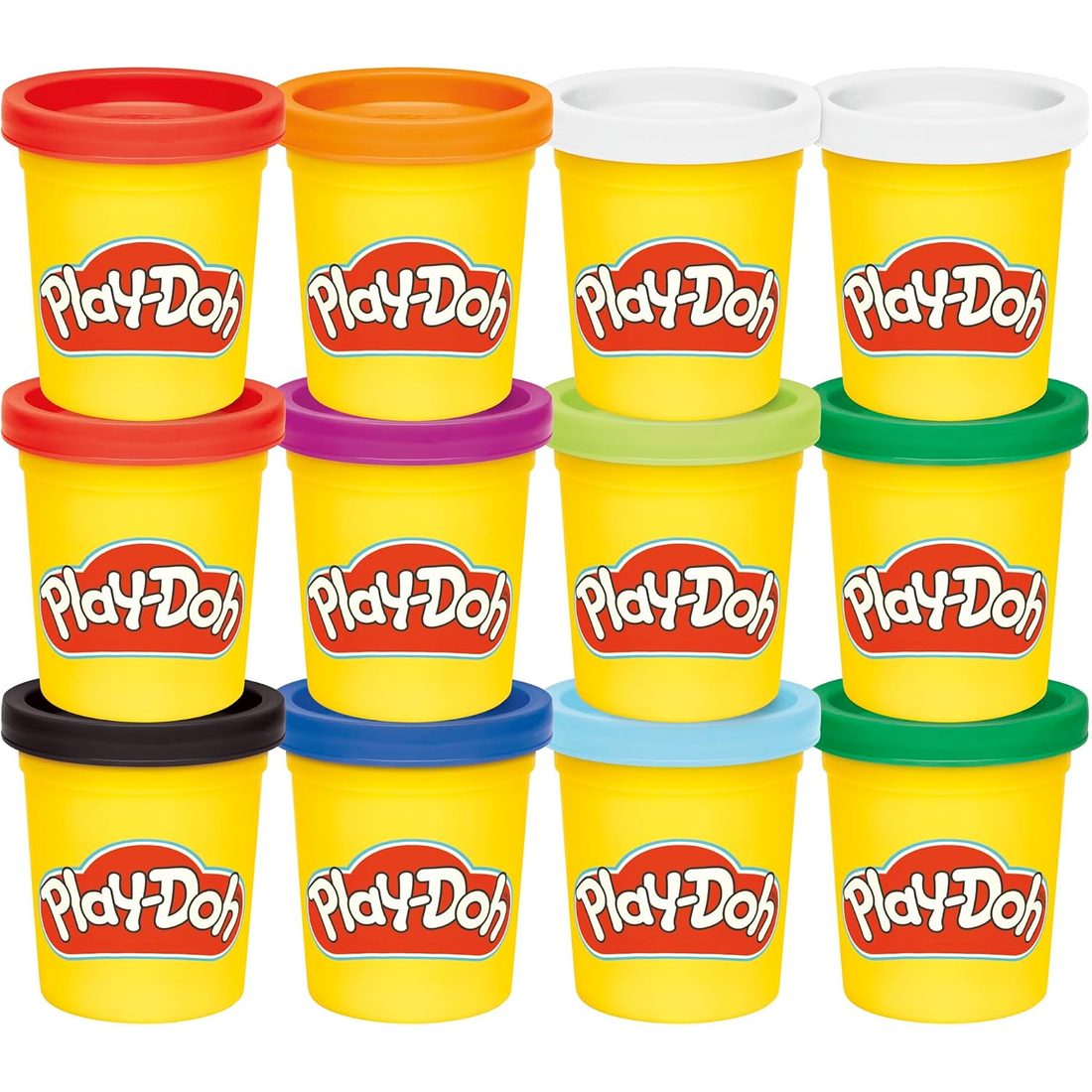 Play-Doh Jewel Colors Bulk 12-Pack of 4-Ounce Cans
