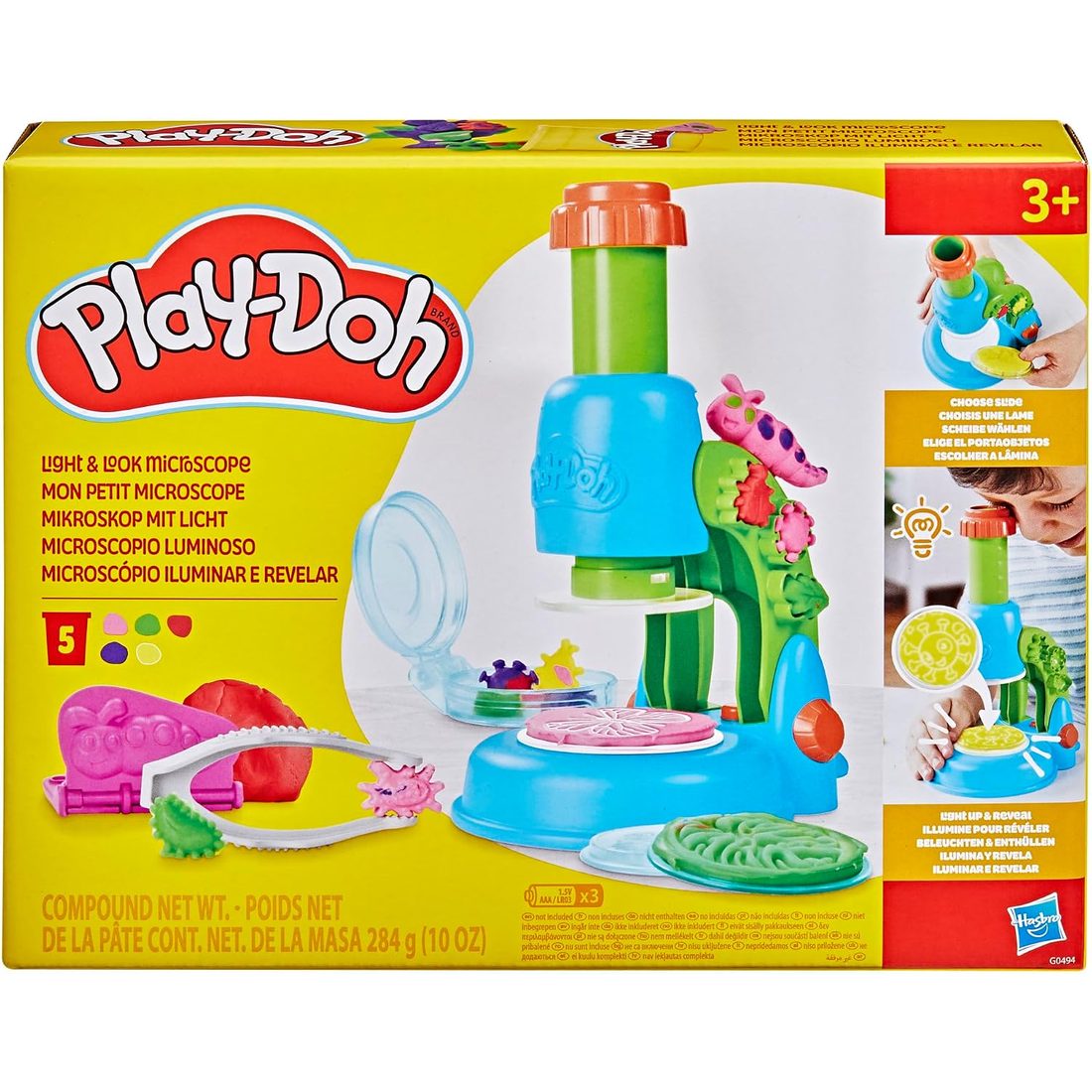 Play-Doh Light & Look Microscope Playset, view 2