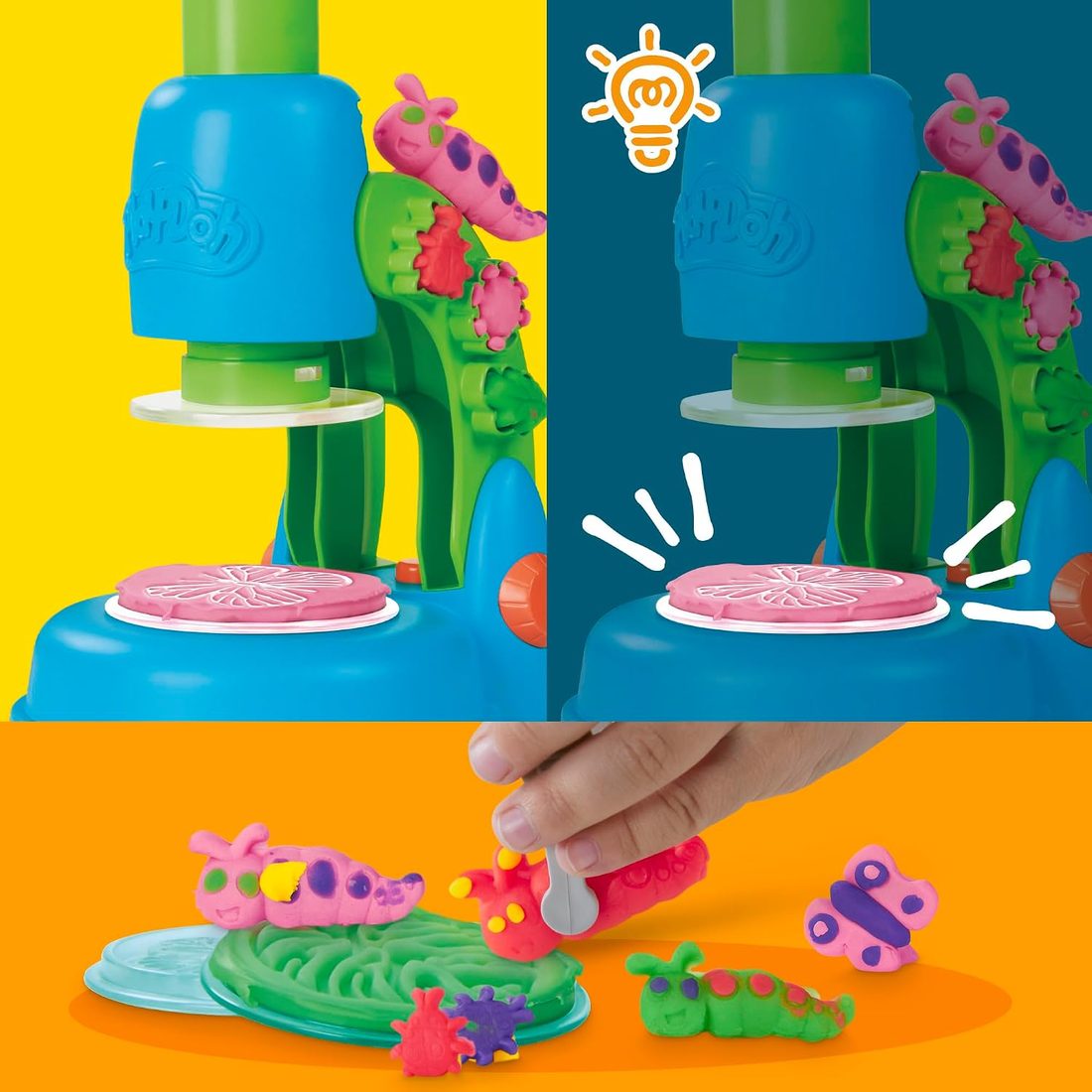Play-Doh Light & Look Microscope Playset, view 4
