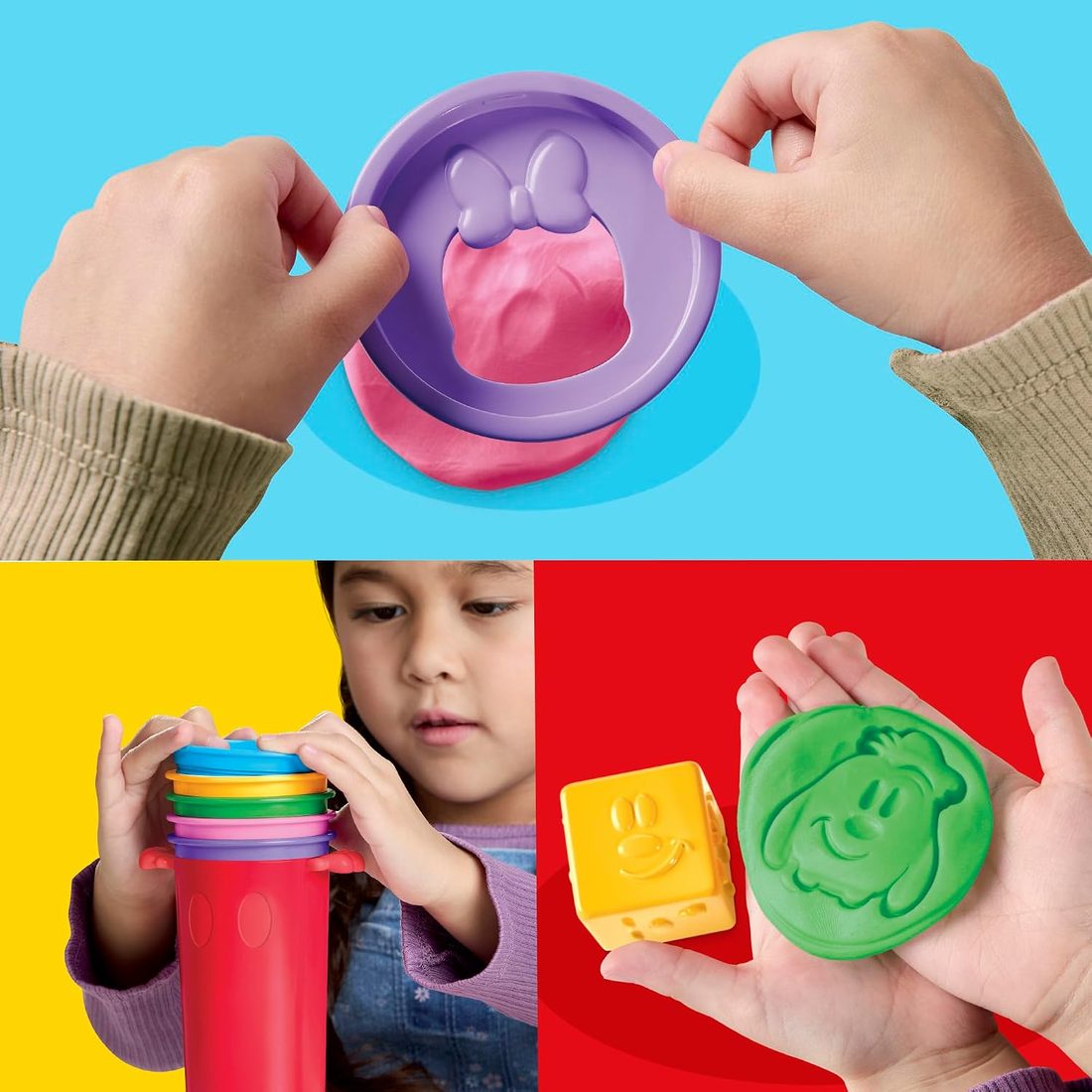 Play-Doh Mickey Mouse Clubhouse Happy Stackable Set, view 3
