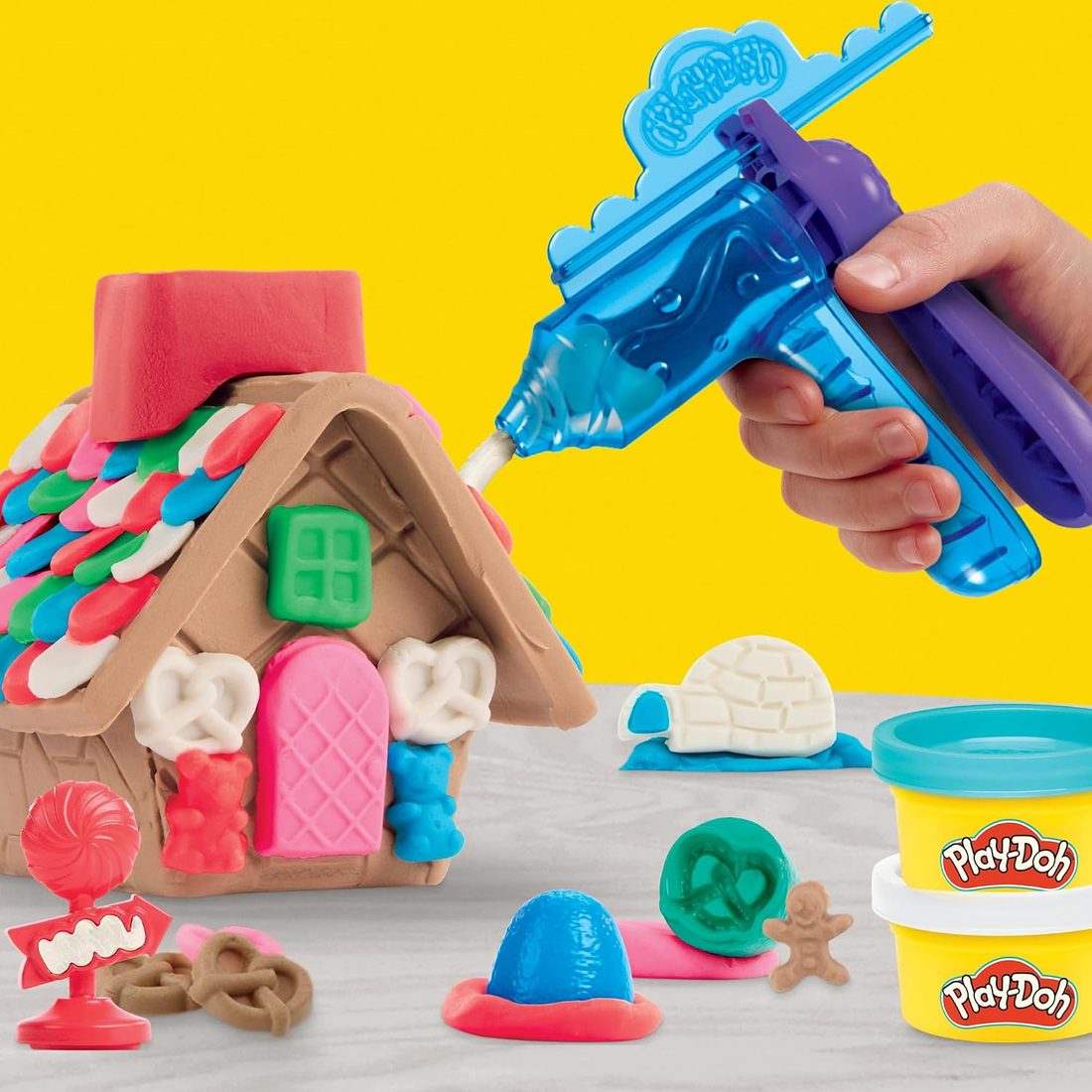 Play-Doh Builder Mini Gingerbread House, view 3