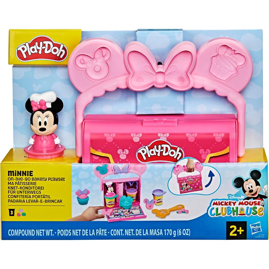 Play-Doh Mickey Mouse Clubhouse On-the-Go Bakery with Minnie, view 3