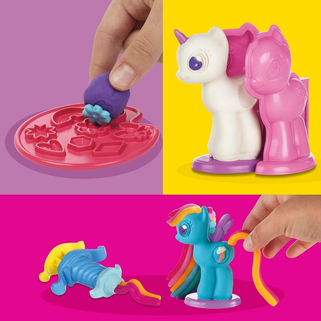 Play-Doh My Little Pony Make & Style Ponies Set, view 5