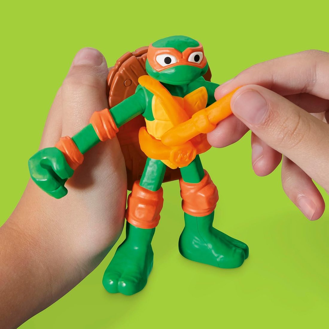 Play-Doh TMNT Cowabunga Creations Bendy Figures Set, view 6