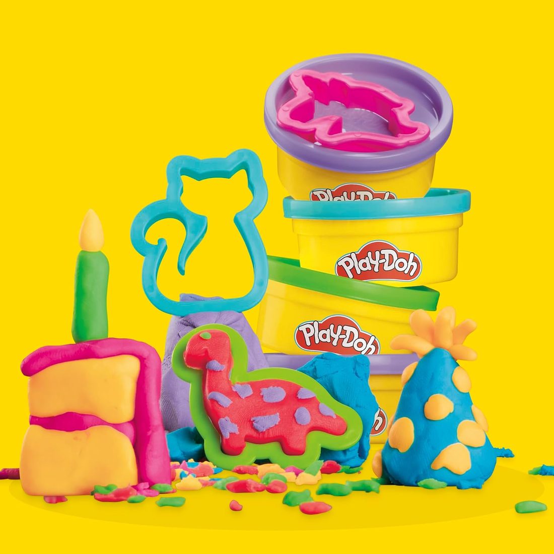 Play-Doh Party Favor Pack, 24 Cans with Cutters, view 5