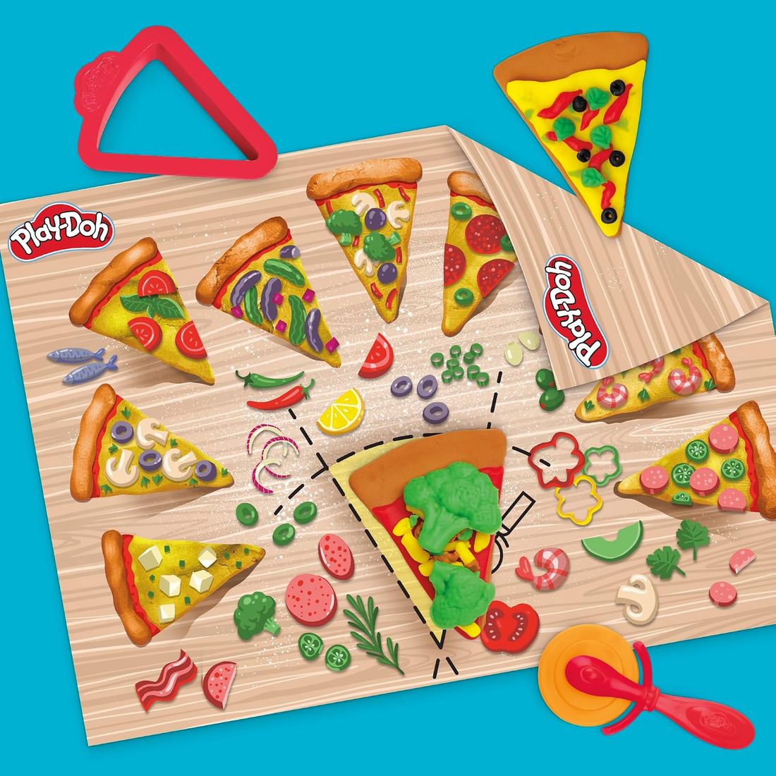 Play-Doh Pizza Slice Playset, view 4