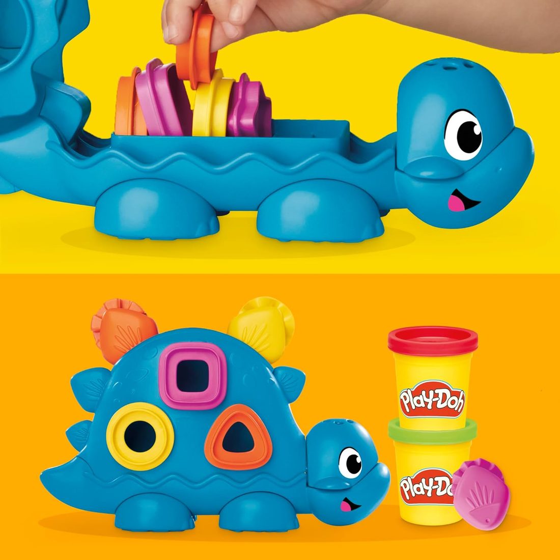 Play-Doh Shapes & Colors Dino Starter Set, view 4