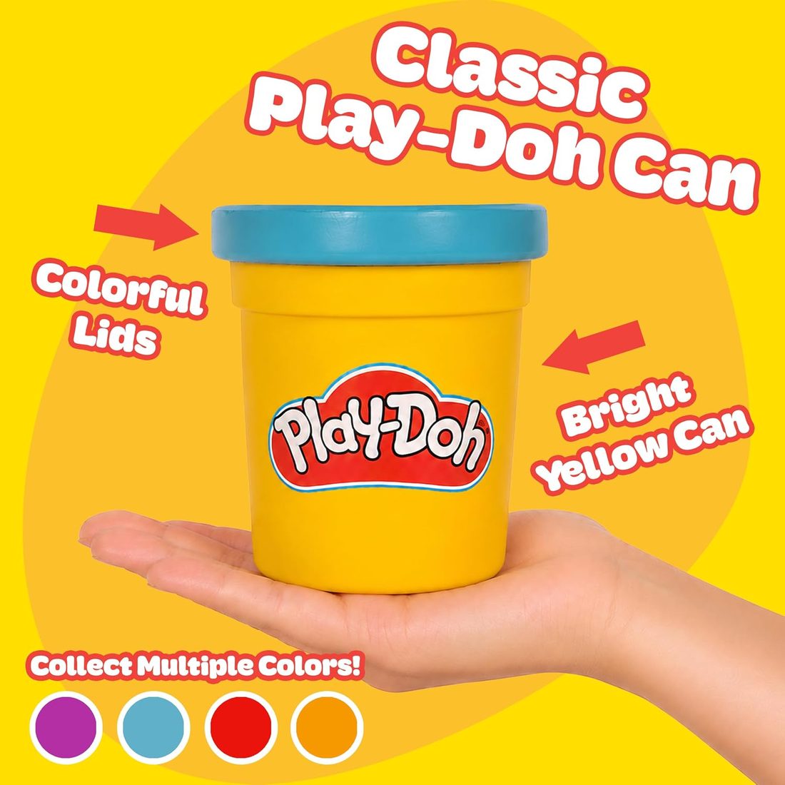 Play-Doh Slow Foam Squishies, 4 Pieces, view 3