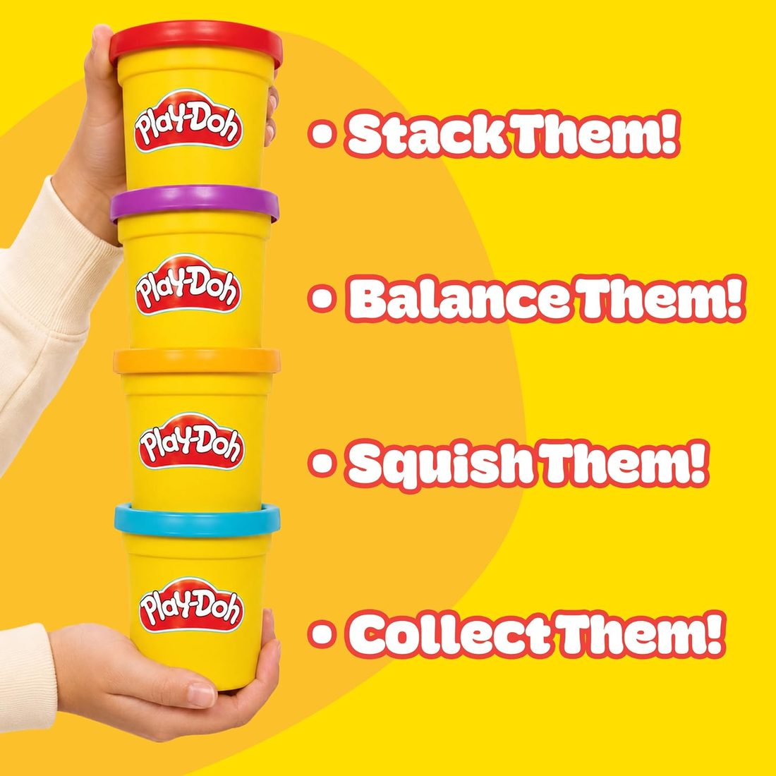 Play-Doh Slow Foam Squishies, 4 Pieces, view 4