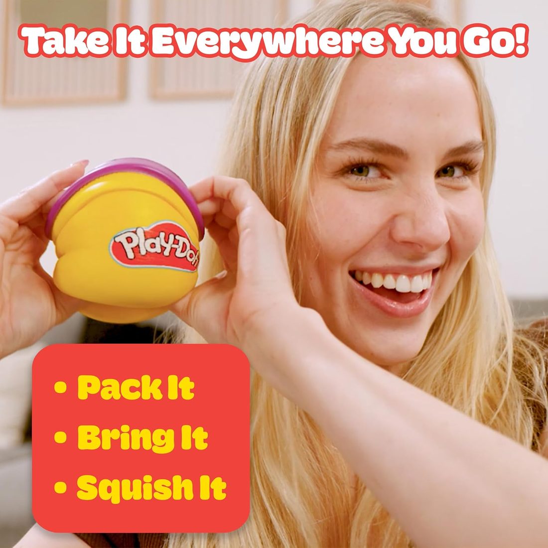 Play-Doh Slow Foam Squishies, 4 Pieces, view 5