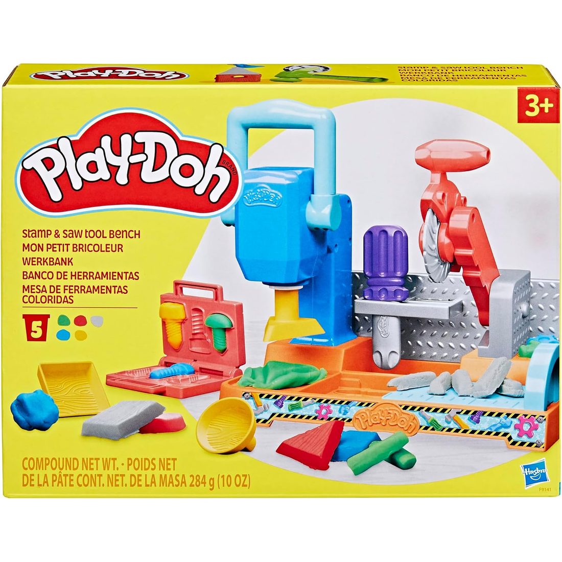 Play-Doh Stamp & Saw Tool Bench Playset, view 2
